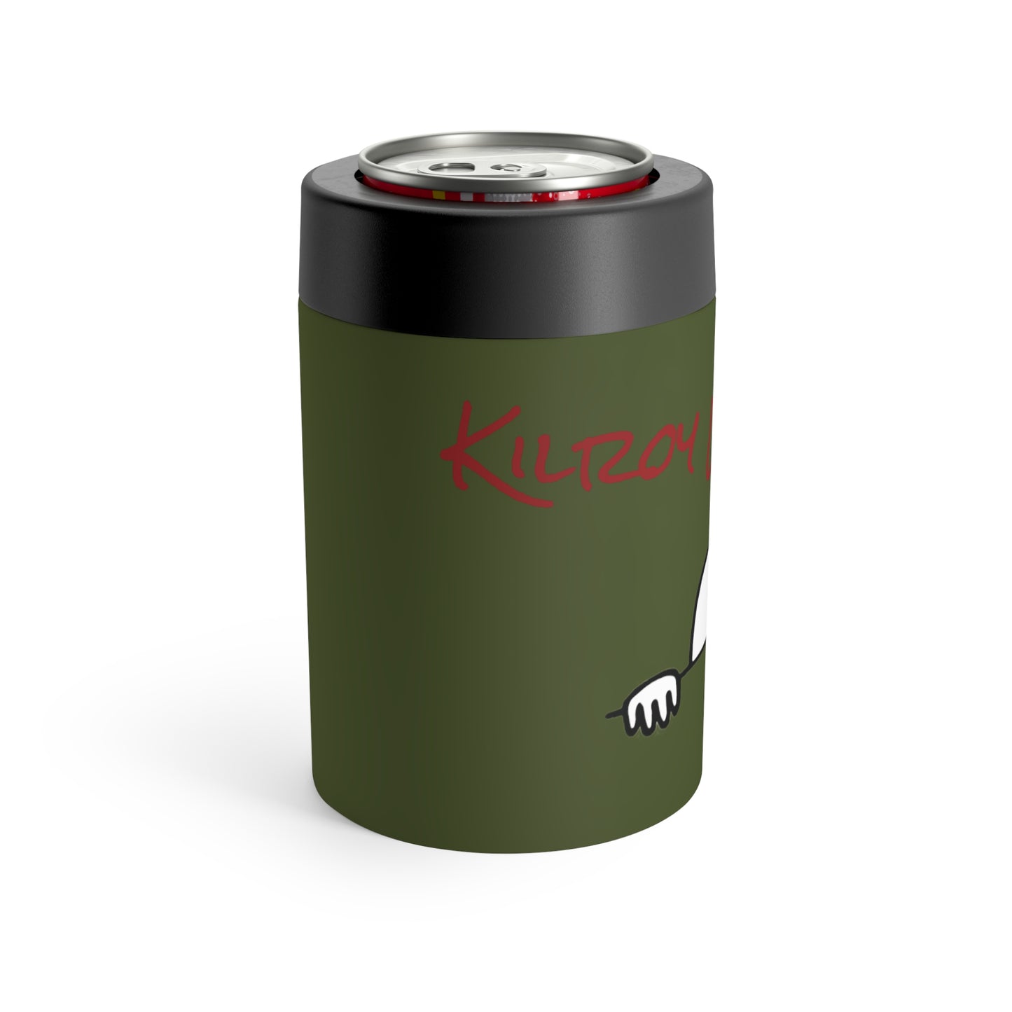 Kilroy Was Here Stainless Can Cooler